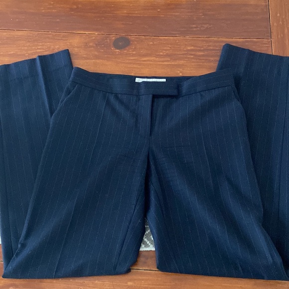 Stella McCartney Italian Navy Pinstripe Wool 2 Piece Suit Size 38 - Picture 16 of 16